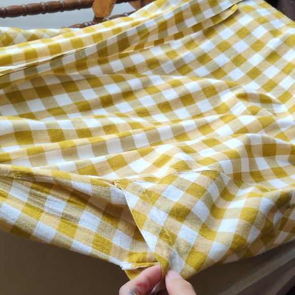 Cotton Gingham Pinafore Dress - Picture 4 of 6